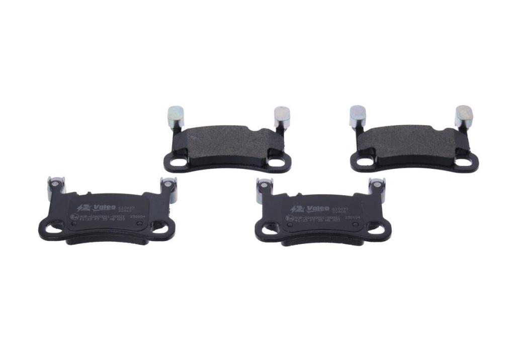 Jeu de 4 plaquettes de frein VALEO ref. 610493
